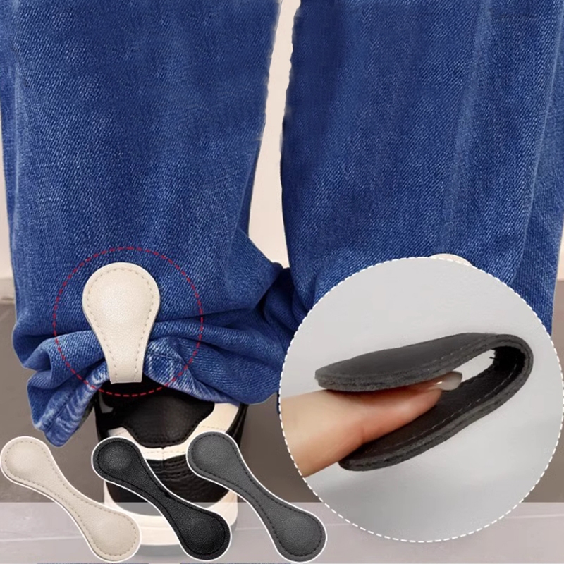 [Yunyuan] Khóa từ tính bằng da trên tay áo và chân quần không may viền ngăn quần chảy xệ trên sàn Kẹp khóa từ tính mạnh mẽ để đóng quần