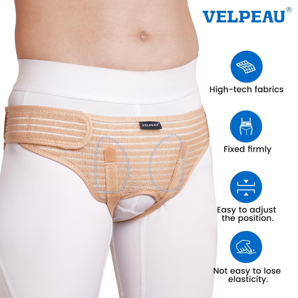 Ảnh Đai Giảm Đau VELPEAU Hernia Kèm 2 Miếng Đệm Nén Có Thể Tháo Rời 1