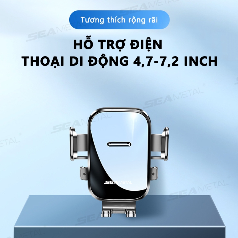 [Loại kẹp bảng điều khiển M4] Giá đỡ điện thoại trên ô tô SEAMETAL Bảng điều khiển trung tâm Giá đỡ điện thoại trên ô tô
