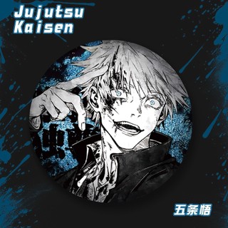 Anime Jujutsu Kaisen Gojo Satoru Manga Huy Hiệu Nút Cài Áo Cosplay Bộ Sưu Tập Đồ Chơi Túi Trang Trí Quà Tặng