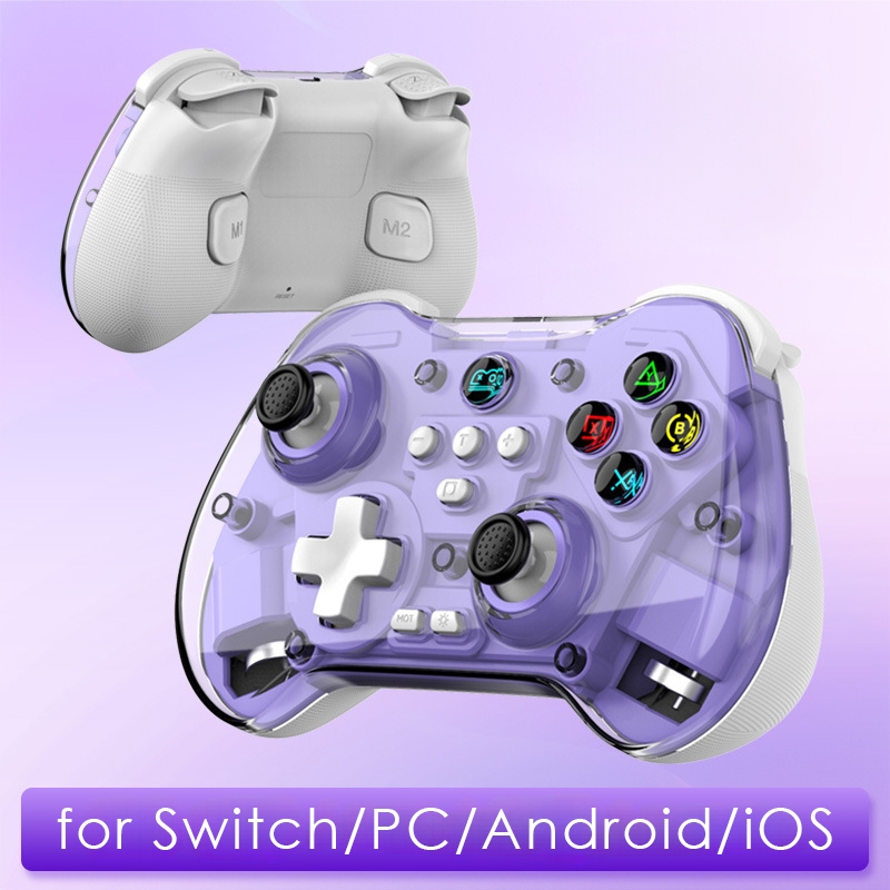 Bộ điều khiển trò chơi không dây Maoedge Dual Hall Tay cầm chơi Game Bluetooth có vỏ từ tính cho Nintendo Switch PC Android iOS Bộ điều khiển