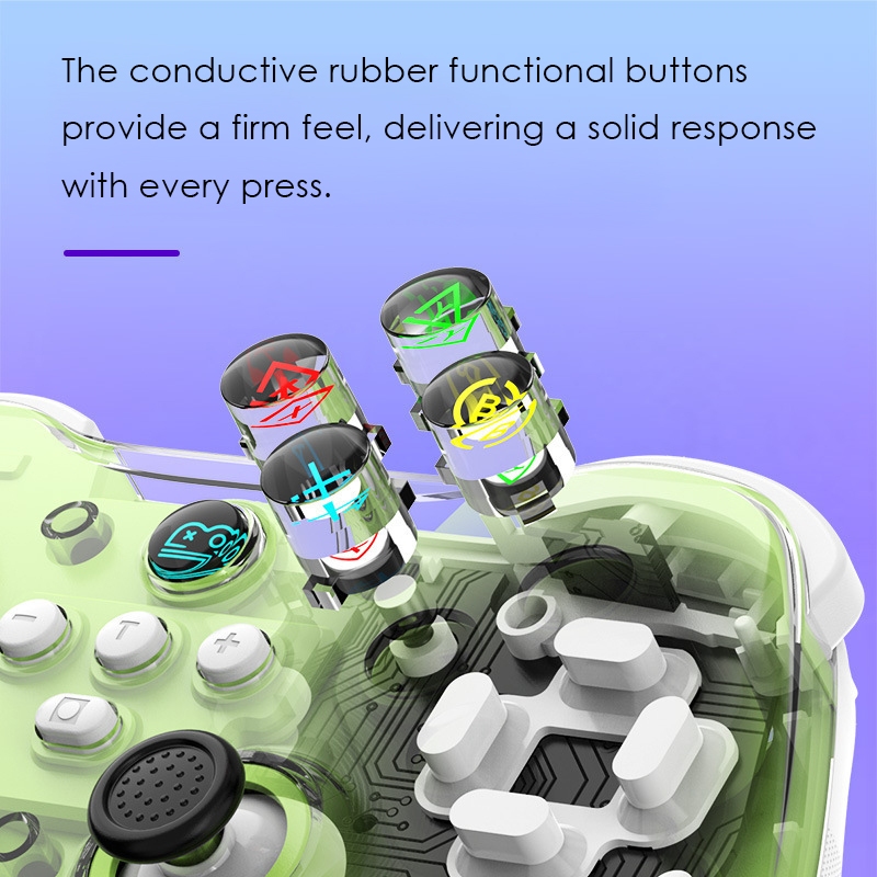Bộ điều khiển trò chơi không dây Maoedge Dual Hall Tay cầm chơi Game Bluetooth có vỏ từ tính cho Nintendo Switch PC Android iOS Bộ điều khiển