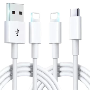 ibumpers Dây Sạc Nhanh Chính Hãng USB 1M 2M Cáp Sạc Type C IP truyền dữ liệu cho iphone ipad