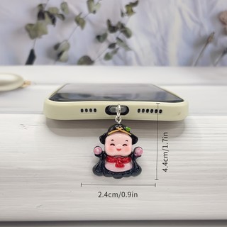 Điện Thoại Di Động Trang Trí Chống Bụi Cắm DIY Nhựa Hoạt Hình Dễ Thương Nhân Vật Quyến Rũ Lỗ Điện Thoại Di Động Chống Bụi Cắm