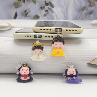 Điện Thoại Di Động Trang Trí Chống Bụi Cắm DIY Nhựa Hoạt Hình Dễ Thương Nhân Vật Quyến Rũ Lỗ Điện Thoại Di Động Chống Bụi Cắm