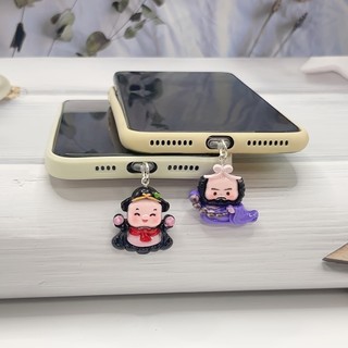 Điện Thoại Di Động Trang Trí Chống Bụi Cắm DIY Nhựa Hoạt Hình Dễ Thương Nhân Vật Quyến Rũ Lỗ Điện Thoại Di Động Chống Bụi Cắm