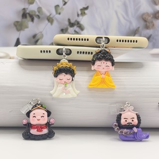 Điện Thoại Di Động Trang Trí Chống Bụi Cắm DIY Nhựa Hoạt Hình Dễ Thương Nhân Vật Quyến Rũ Lỗ Điện Thoại Di Động Chống Bụi Cắm