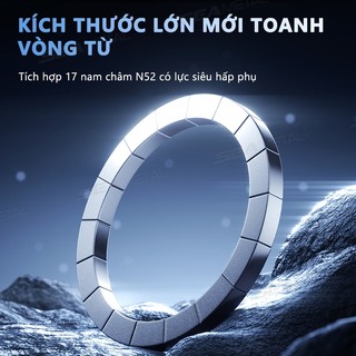 Giá đỡ điện thoại ô tô SEAMETAL hít nam châm từ tính, Xoay linh hoạt 360 độ thép không gỉ