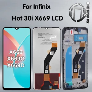 Dành Cho Infinix hot 30i X669 X669C Màn Hình Hiển Thị LCD Bộ Số Hóa Bảng Điều Khiển Cảm Ứng