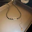 Vòng cổ choker da màu đen có đính đá và phần mở rộng lariat, phù hợp trang sức dự tiệc Y2K cổ điển