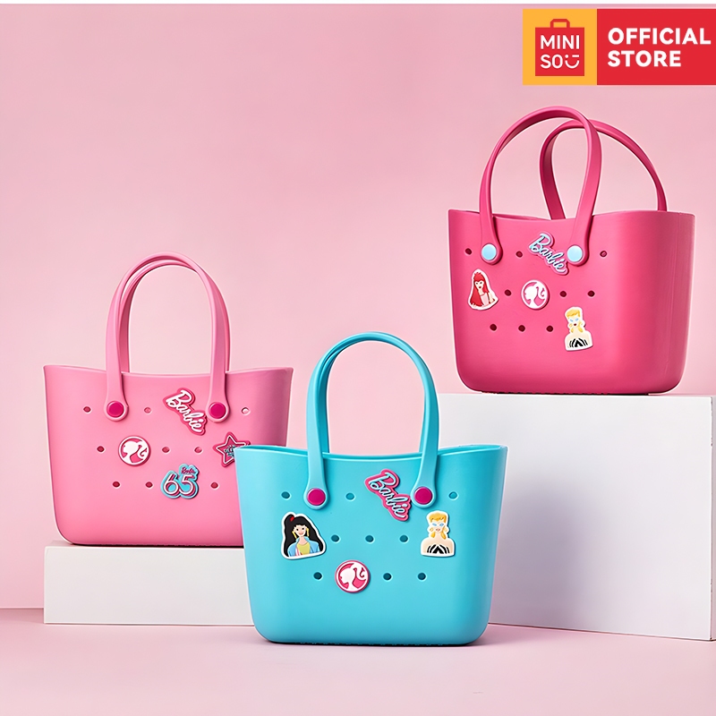 MINISO × Bộ Barbie Túi Crocs Stick 3 Màu Siêu Xinh Tặng Full Chram Ngẫu ...