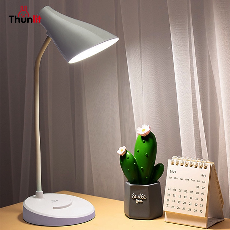 Ảnh Đèn bàn trẻ em Thunlit cắm điện USB 3 nhiệt độ màu có thể điều chỉnh độ sáng tiện lợi 3