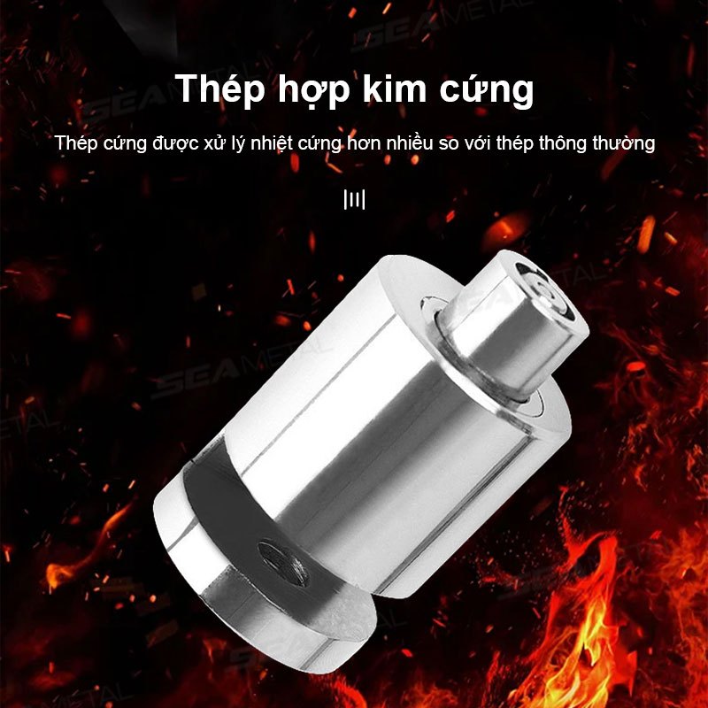 Khóa Phanh Đĩa Chống Trộm Xe Đạp SEAMETAL Xe Máy Thép Đúc Nguyên Khối Nhỏ Gọn Tiện Lợi