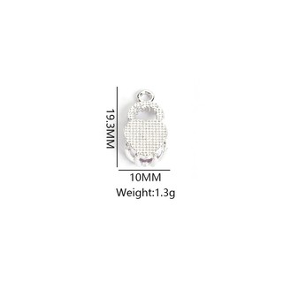 10 Chiếc 6 Màu Sắc Quyến Rũ Thủy Tinh Hình Trái Tim Có Nơ Chi Tiết Vòng Cổ Đa Năng Thời Trang Vòng Tay Bông Tai DIY Nhỏ Gọn Hợp Kim Tinh Tế Mặt Dây Chuyền - Quà Tặng Sinh Nhật / Ngày Lễ Lý Tưởng Cho Cặp Đôi