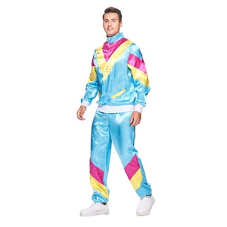 Phụ Nữ thập niên 80 Retro Vỏ Phù Hợp Với Người Lớn Thời Trang Hippie Đảng Halloween Trang Phục Cặp Đôi Hip Hop Tracksuit Nữ Nam Phổ Biến Trang Phục Thể Thao