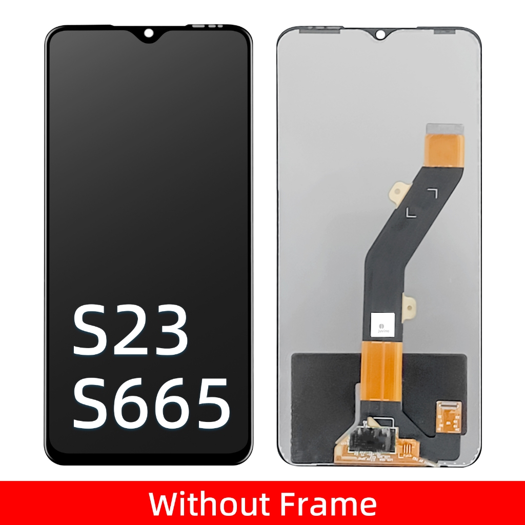 Dành Cho itel S23 S665L Khung Màn Hình Hiển Thị LCD Cảm Ứng Bảng Số Hóa Cho itel S23 ‎Lcd cảm ứng khung S665
