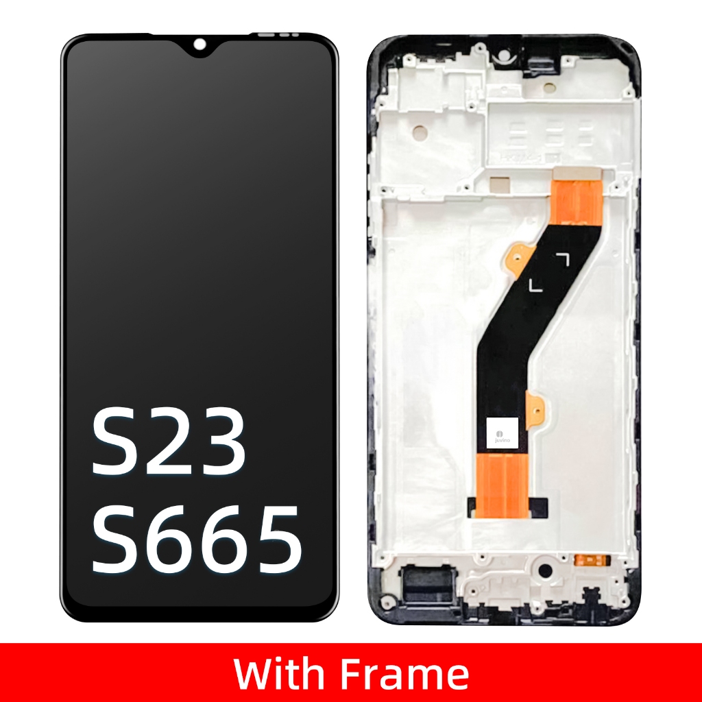 Dành Cho itel S23 S665L Khung Màn Hình Hiển Thị LCD Cảm Ứng Bảng Số Hóa Cho itel S23 ‎Lcd cảm ứng khung S665