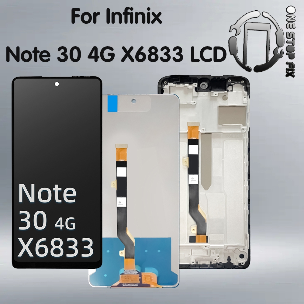 Dành Cho Infinix Note 30 X6833 X6833B Màn Hình Hiển Thị LCD Bộ Số Hóa Cảm Ứng Thay Thế