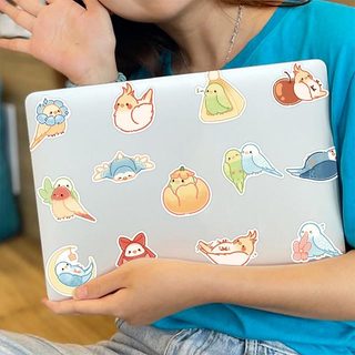 40 Chiếc Động Vật Chim Vẹt Miếng Dán DIY Ván Trượt Xe Máy Đàn Guitar Hành Lý Laptop Chống Thấm Nước Miếng Dán