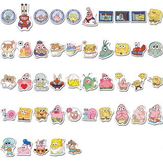 94 Chiếc SpongeBob Dán Anime Hoạt Hình Kawaii Laptop Điện Thoại Guitar Miếng Dán Đồ Chơi Trẻ Em Quà Tặng DIY