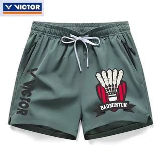 Quần short cầu lông chuyên nghiệp mới của Victor dành cho nam và nữ, quần short thể thao thi đấu và tập tennis thoáng khí khô nhanh