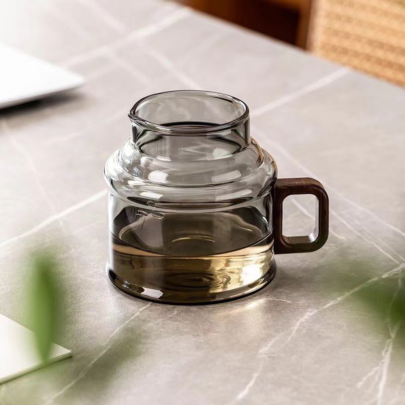 Cốc Cao Cấp Văn Phòng Nước Uống 400ml Dung Tích Lớn Cốc Nước Hộ Gia Đình Cao Cấp Cốc Thủy Tinh Trà Tách Nước