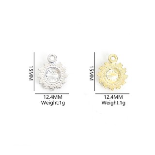 10 Chiếc Pha Lê Kim Cương Giả Kẻ Sọc Mắt Mặt Trời Quyến Rũ Thời Trang Cá Tính Vòng Tay Bông Tai Móc Khóa DIY Tròn Độc Đáo Với Nhiều Màu Thiết Kế Mắt Mặt Dây Hợp Kim Bóng