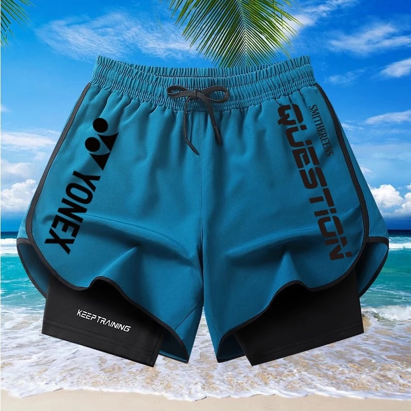 Quần short cầu lông YONEX Nam và Nữ Mới Thoáng Khí Hút Mồ Hôi Thi Đấu Huấn Luyện Tennis Chống Đi Bộ Đường Dài Quần Short Thể Thao