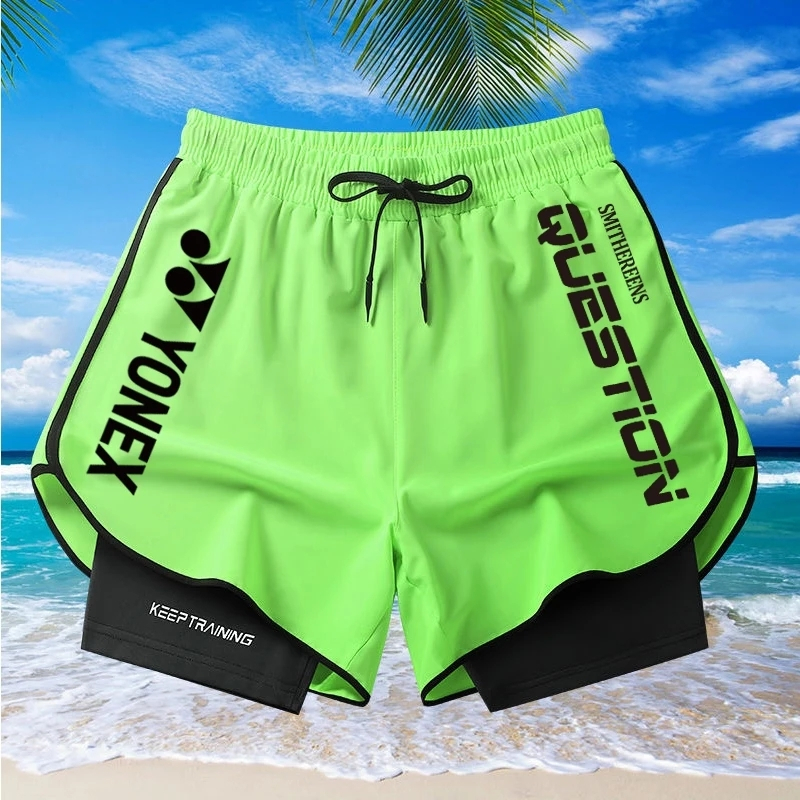 Quần short cầu lông YONEX Nam và Nữ Mới Thoáng Khí Hút Mồ Hôi Thi Đấu Huấn Luyện Tennis Chống Đi Bộ Đường Dài Quần Short Thể Thao