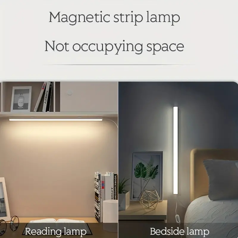 Ống đèn LED đa chức năng Licer 3 màu sáng Dải đèn mờ 9 cấp độ cho tủ, kệ, bàn làm việc và màn hình chiếu sáng | BigBuy360 - bigbuy360.vn