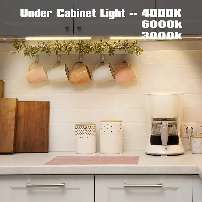 Ống đèn LED đa chức năng Licer 3 màu sáng Dải đèn mờ 9 cấp độ cho tủ, kệ, bàn làm việc và màn hình chiếu sáng | BigBuy360 - bigbuy360.vn