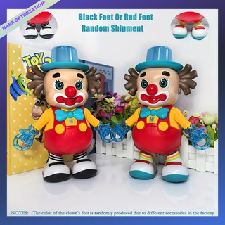 Xe đồ chơi Joker nhảy múa có âm thanh và ánh sáng - Nhựa dễ thương, vui nhộn, bền bỉ - Món quà hoàn hảo cho sinh nhật, Giáng sinh, Lễ tạ ơn - Màu chân Joker được chọn ngẫu nhiên
