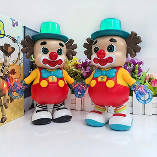Xe đồ chơi Joker nhảy múa có âm thanh và ánh sáng - Nhựa dễ thương, vui nhộn, bền bỉ - Món quà hoàn hảo cho sinh nhật, Giáng sinh, Lễ tạ ơn - Màu chân Joker được chọn ngẫu nhiên