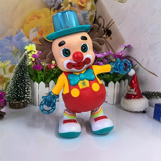 Xe đồ chơi Joker nhảy múa có âm thanh và ánh sáng - Nhựa dễ thương, vui nhộn, bền bỉ - Món quà hoàn hảo cho sinh nhật, Giáng sinh, Lễ tạ ơn - Màu chân Joker được chọn ngẫu nhiên