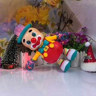 Xe đồ chơi Joker nhảy múa có âm thanh và ánh sáng - Nhựa dễ thương, vui nhộn, bền bỉ - Món quà hoàn hảo cho sinh nhật, Giáng sinh, Lễ tạ ơn - Màu chân Joker được chọn ngẫu nhiên