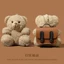 Hộp đựng tai nghe hình gấu dễ thương sang trọng cho vỏ AirPods4 Vỏ bảo vệ tai nghe bằng da Phong cách mới cho vỏ bảo vệ tai nghe AirPodsPro3 Tương thích với vỏ AirPodsPro Vỏ AirPods2gen
