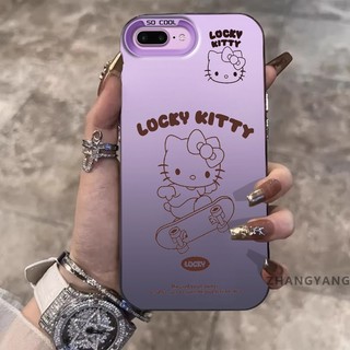 Ốp Lưng Cho iPhone 7 Plus 8 Plus 6 Plus 6s Plus 7 8 6 6s Silicon Chất Liệu Mờ Vỏ Điện Thoại Thẩm Mỹ Hoạt Hình Thiết Kế Mới Họa Tiết Mèo TPU Mềm