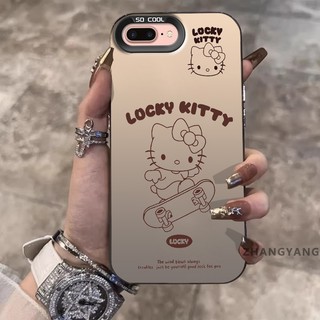 Ốp Lưng Cho iPhone 7 Plus 8 Plus 6 Plus 6s Plus 7 8 6 6s Silicon Chất Liệu Mờ Vỏ Điện Thoại Thẩm Mỹ Hoạt Hình Thiết Kế Mới Họa Tiết Mèo TPU Mềm