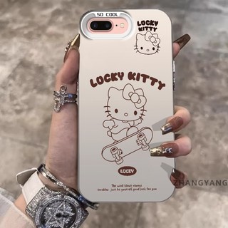 Ốp Lưng Cho iPhone 7 Plus 8 Plus 6 Plus 6s Plus 7 8 6 6s Silicon Chất Liệu Mờ Vỏ Điện Thoại Thẩm Mỹ Hoạt Hình Thiết Kế Mới Họa Tiết Mèo TPU Mềm