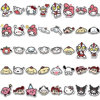 Bộ 80 Hoạt Hình Dễ Thương Cổ Điển Nhân Vật Dán Dễ Thương Graffiti Đề Can Cho Trẻ Em Hoạt Hình Trang Trí