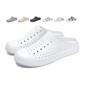 Giày Sandal Chống Thấm Nước Bé Trai Phong Cách Nhẹ Dép Size Lớn Nhật Bản Hàn Quốc Giày Lỗ Chống Trơn Trượt Mềm Q Dép Chống Thấm Nước Thoải Mái Phiên Bản Hàn Quốc Cặp Đôi Dép Đế Bằng Thông Thường Thoát Nước Nhanh Khô Nửa
