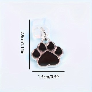 Điện Thoại Di Động Chống Bụi Cắm Tự Làm Hợp Kim Dầu Nhỏ Giọt Dễ Thương Tình Yêu Mèo Vuốt Mặt Dây Chuyền Nhỏ Lỗ Điện Thoại Di Động Chống Bụi P