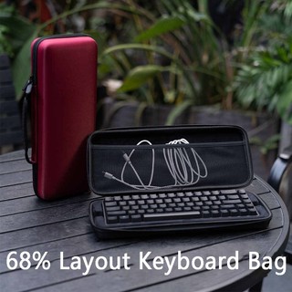 68% Bố Trí Bàn Phím Hộp Đựng Bàn Phím Cơ Tùy Chỉnh Bảo Vệ Túi Bảo Quản Vỏ Cứng Nhung Lót