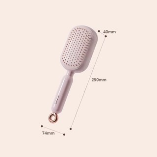 Mới Có Thể Thu Vào Tự Làm Sạch Lược Tóc Chống Tĩnh Điện Tự Làm Sạch Đệm Không Khí Lược Làm Mịn Lông Tơ Ma Thuật Massage Lược