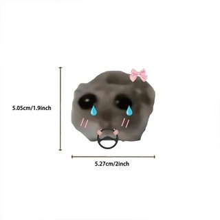 56 Chiếc Ngộ nghĩnh MEME Buồn Hamster Dán DIY Laptop Đàn Guitar Điện Thoại Chống Thấm Nước Động Vật Dễ Thương Miếng Dán