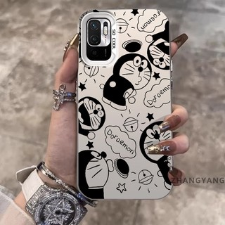 Ốp Lưng Cho Redmi Note 10 5G Silicon Chất Liệu Mờ Vỏ Điện Thoại Thẩm Mỹ Dingdang Mèo Thiết Kế Mới Họa Tiết Dễ Thương TPU Mềm case