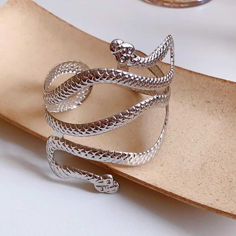Châu Âu và Mỹ kim loại rắn trang sức mở vòng tay vàng vòng tay trang sức Ai Cập phụ nữ