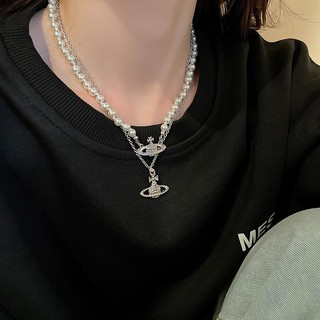Vòng cổ Sao Thổ lấp lánh, thiết kế nhẹ nhàng