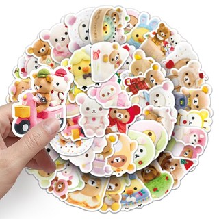 54 Chiếc Dễ Thương Rilakkuma Dán Hoạt Hình Dễ Thương Graffiti Đề Can Cho Trẻ Em Hoạt Hình Trang Trí Miếng Dán DIY