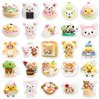 54 Chiếc Dễ Thương Rilakkuma Dán Hoạt Hình Dễ Thương Graffiti Đề Can Cho Trẻ Em Hoạt Hình Trang Trí Miếng Dán DIY